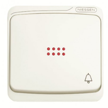 Niessen 2CLA870430A1101 Tecla pulsador timbre c/visor